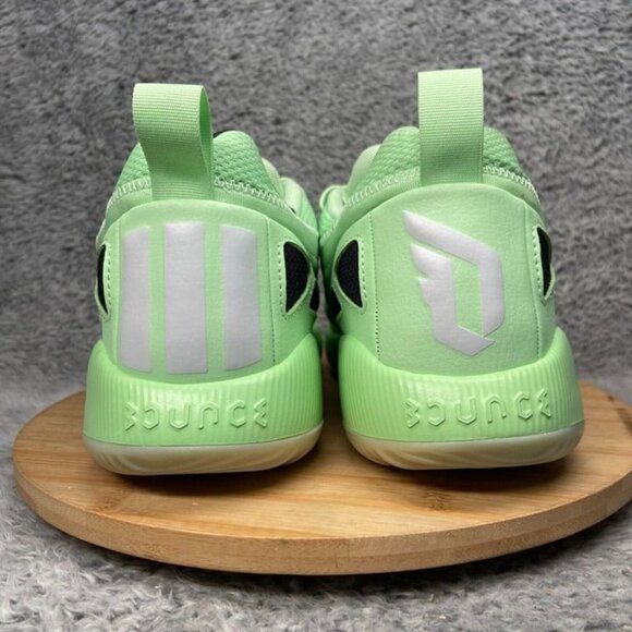 Adidas Dame Certified 2 Low Size 13 Men Basketball Semi Green Spark Aurora - Picture 6 of 7